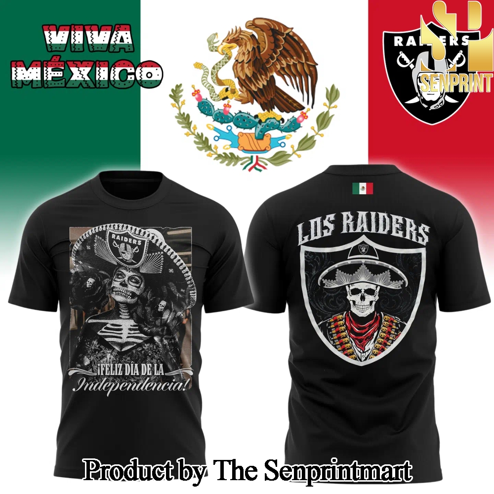 Las Vegas Raiders Mexico’s Independence Day 2024 Shirt SEN3240