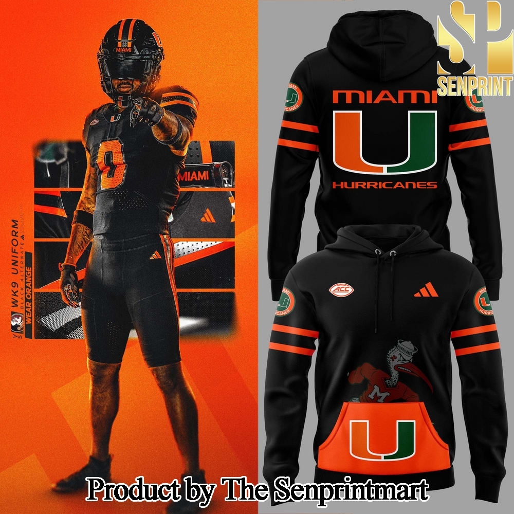 Miami Hurricanes DARK MODE Gift Ideas Full Printing Hoodie SEN3266