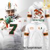 Miami Hurricanes For Sport Fans 3D White Hoodie SEN3270