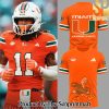 Miami Hurricanes Gift Ideas Full Printing Orange Sweatshirt SEN3268