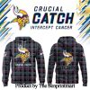 Minnesota Vikings 2024 NFL Crucial Catch Combo Hoodie and Cap and Jogger SEN3292