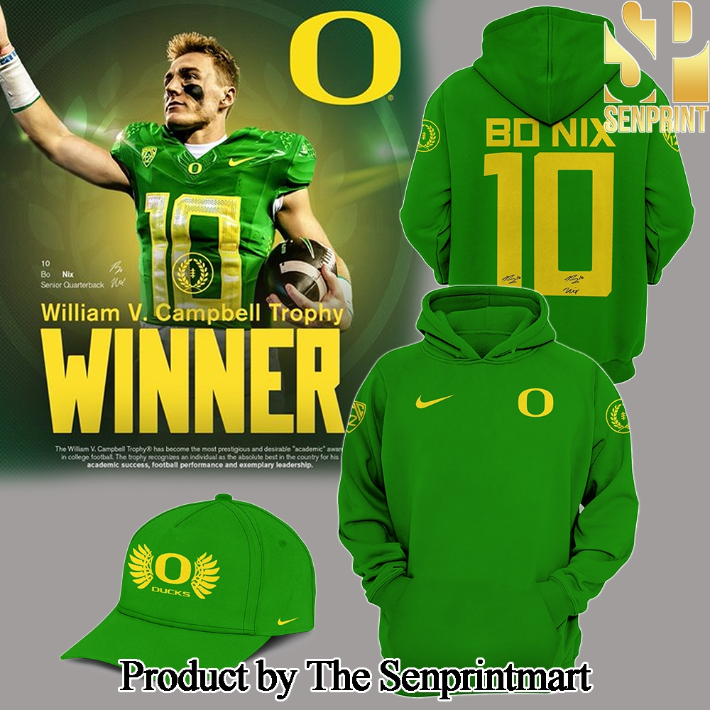 Oregon Ducks BO NIX  10 Hoodie Winner SEN3392