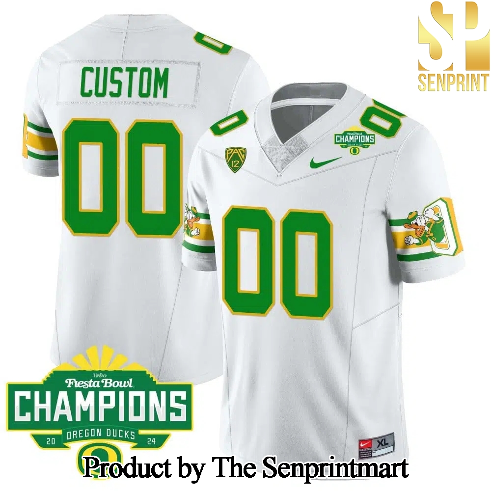 Oregon Ducks Mighty Oregon Throwback Football Custom Uniforms SEN3407