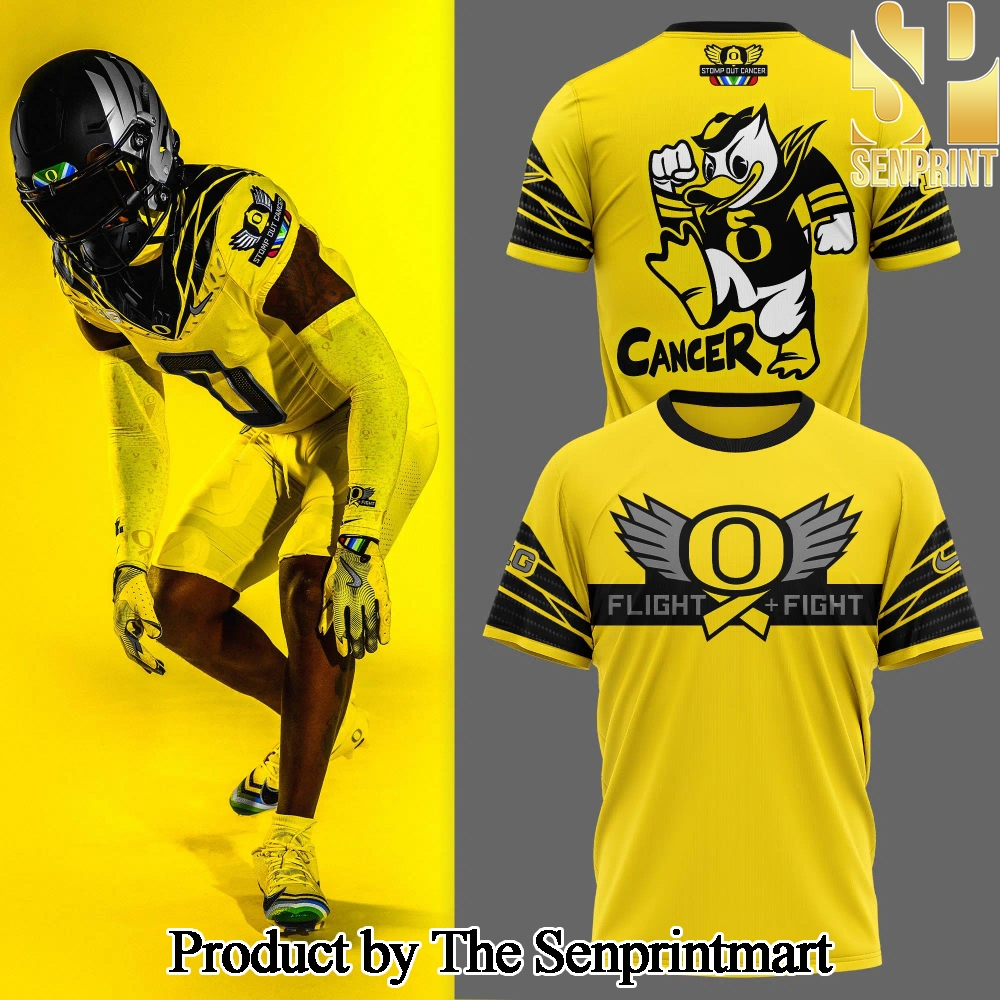 Oregon Ducks Stomp Out Cancer Heroes Shirt SEN3416