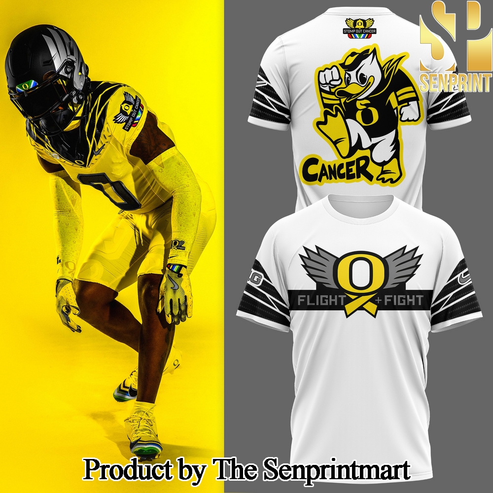 Oregon Ducks Stomp Out Cancer Heroes Shirt SEN3424