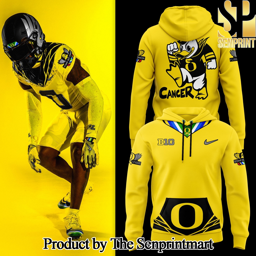 Oregon Ducks Stomp Out CancerHeroes Hoodie SEN3393