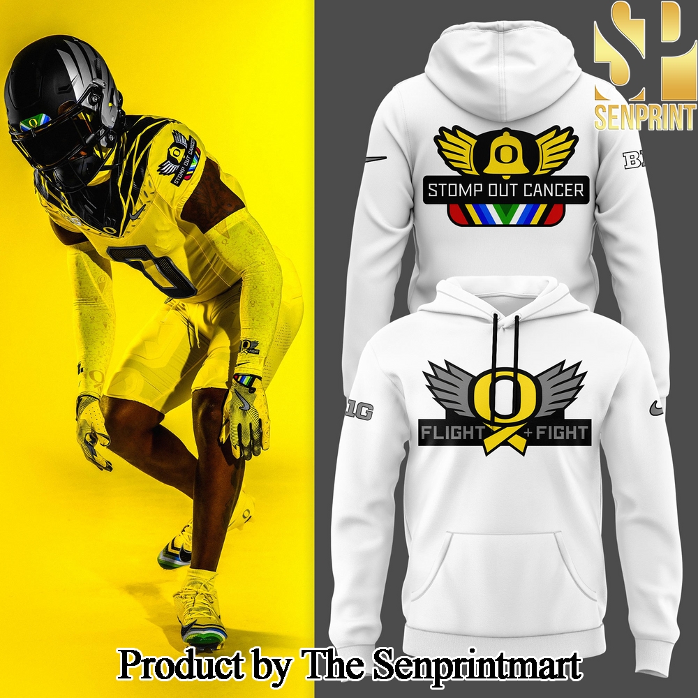 Oregon Ducks Stomp Out CancerHeroes Hoodie SEN3395