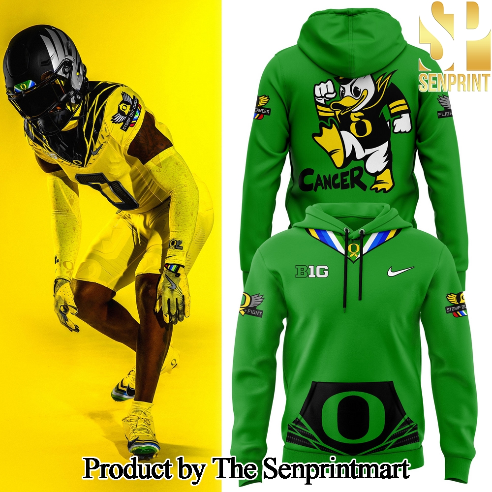 Oregon Ducks Stomp Out CancerHeroes Hoodie SEN3408