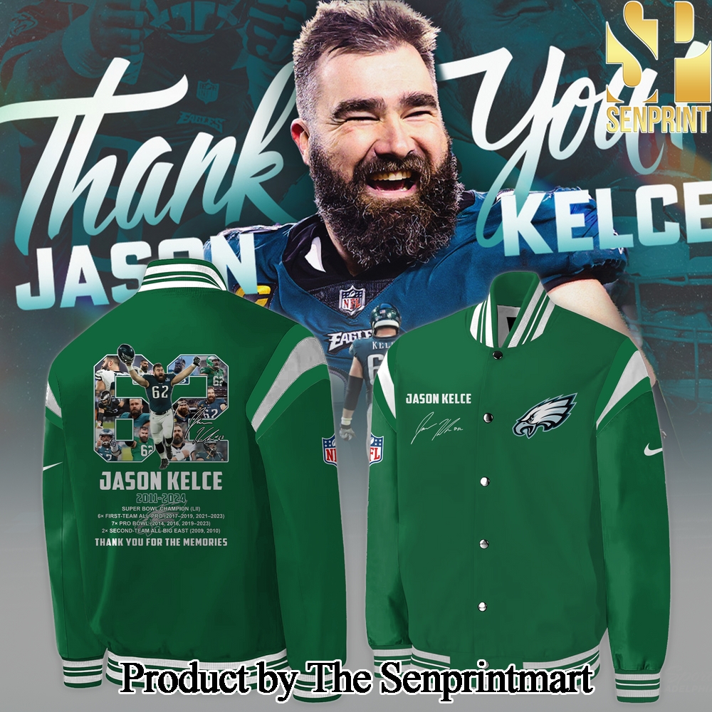 Philadelphia Eagles A Legendary Career Jason Kelce Bomber Jacket SEN3466