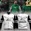 Philadelphia Eagles NFL Kelly Green replica Starter Bomber jacket SEN3457