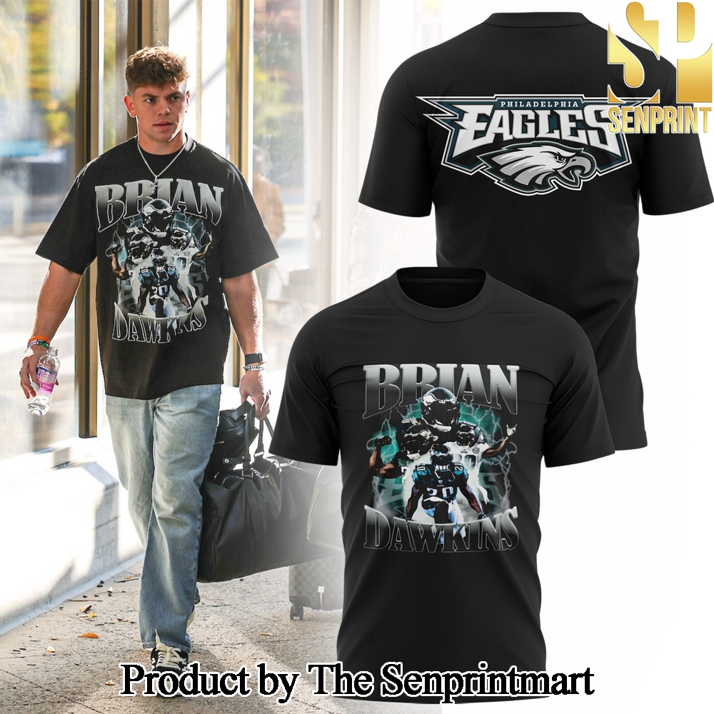 Philadelphia Eagles Dawkins For Sport Fans All Over Print T Shirt SEN3523