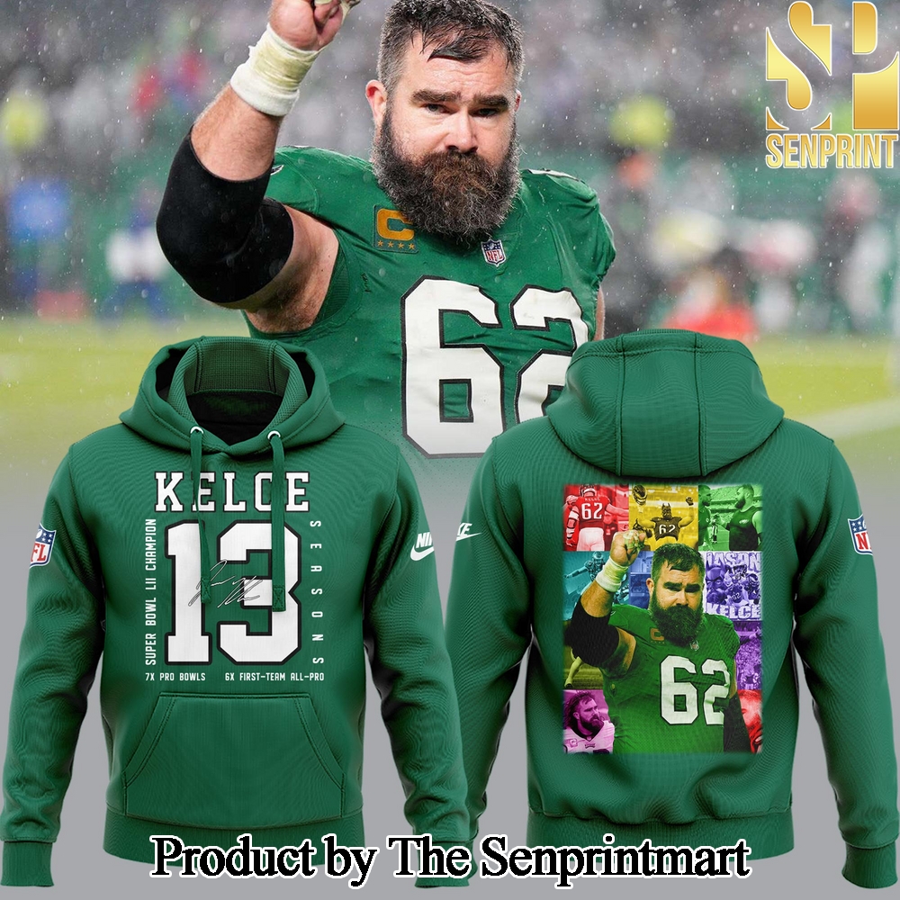 Philadelphia Eagles Jason Kelce NFL Hoodie SEN3435