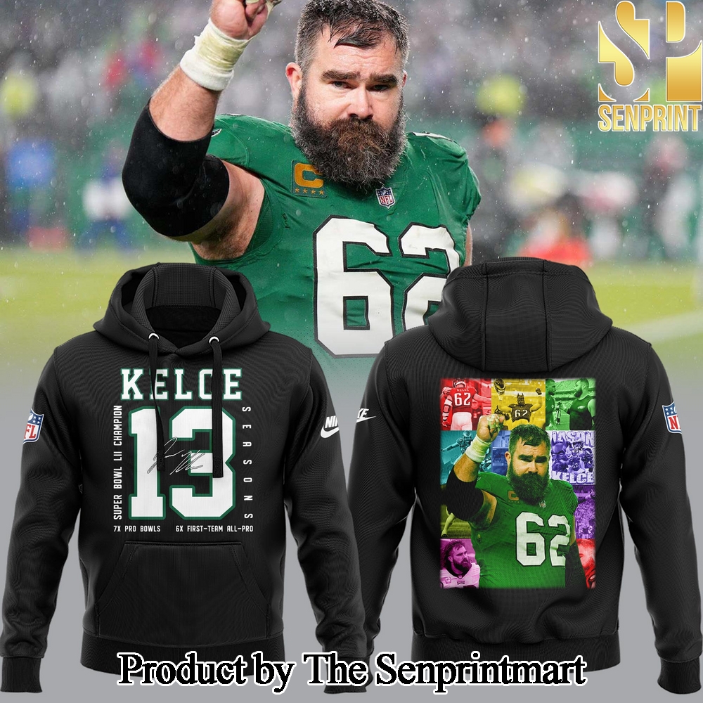 Philadelphia Eagles Jason Kelce NFL Hoodie SEN3441