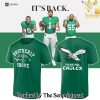 Philadelphia Eagles Jaylen Hurtss NFL Kelly Green Sweatshirt SEN3448