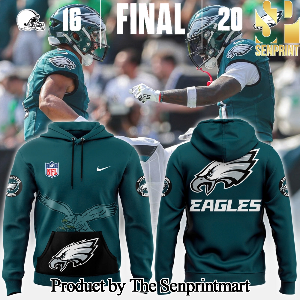 Philadelphia Eagles Midnight Green 2024 – 2025 For Sport Fans All Over Print Hoodie SEN3529