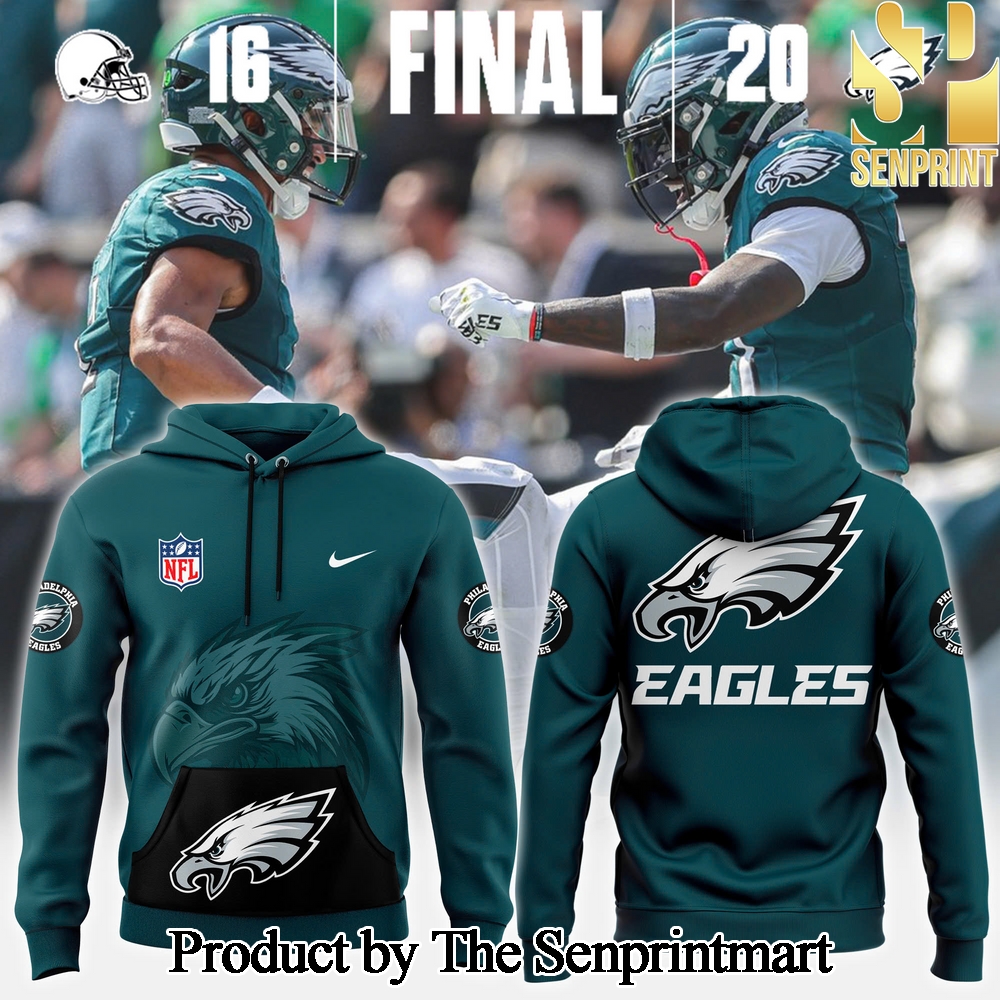 Philadelphia Eagles Midnight Green 2024 – 2025 For Sport Fans All Over Print Hoodie SEN3530