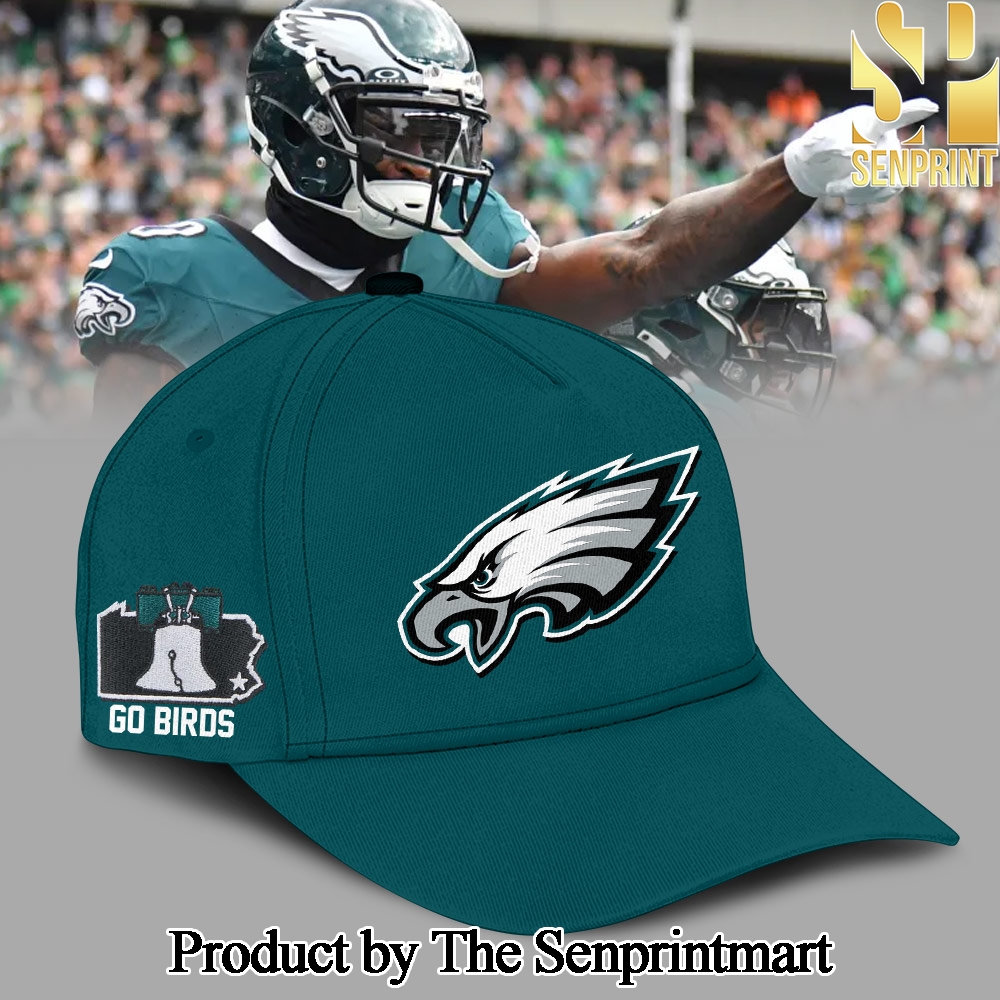 Philadelphia Eagles New Era Graphite 2024 NFL Draft 39THIRTY Flex Hat SEN3433