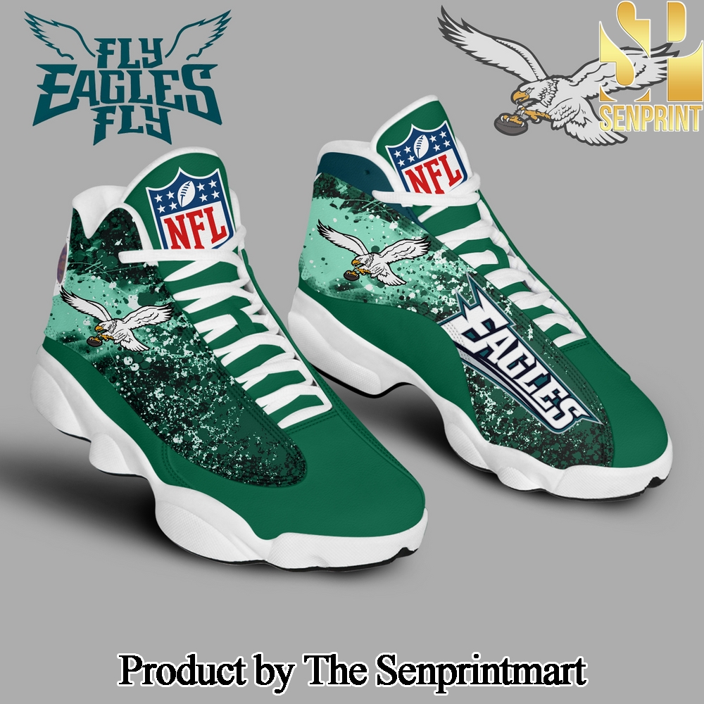 Philadelphia Eagles NFL Air Jordan 13 – FLyEaglesFLy SEN3446