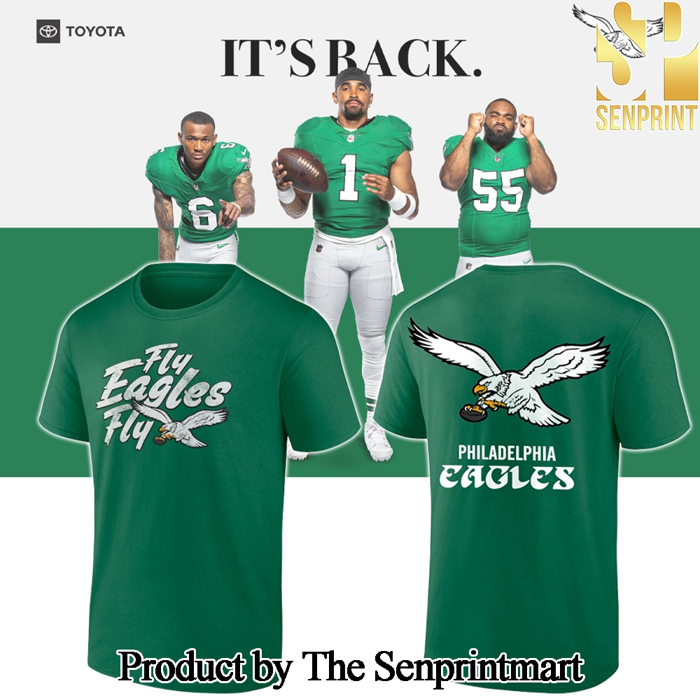 Philadelphia Eagles NFL Kelly Green replica Starter Tshirts SEN3463