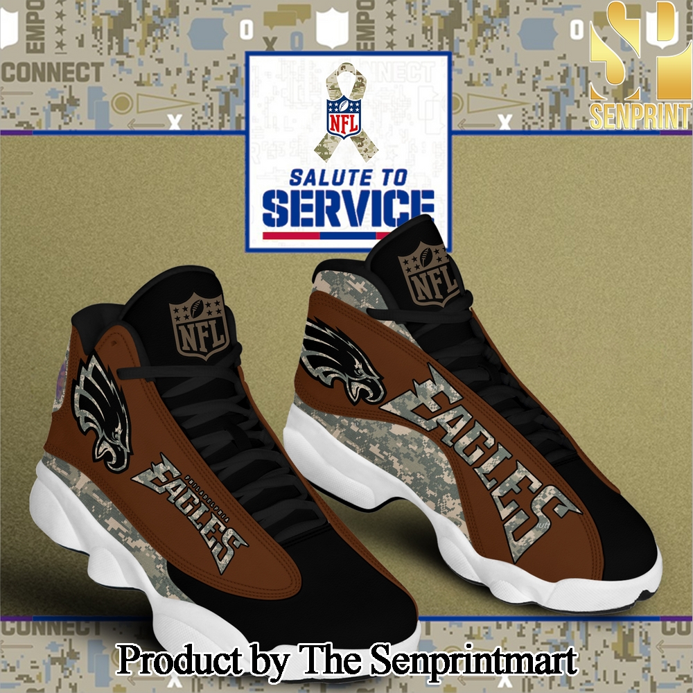 Philadelphia Eagles NFL Salute To Service Air Jordan 13 SEN3470