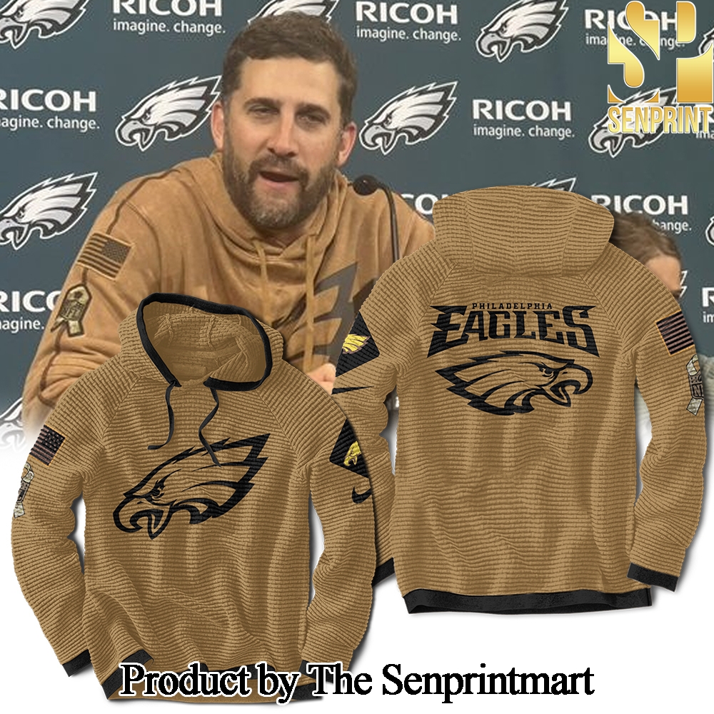 Philadelphia Eagles NFL Salute To Service Hooded Sweatshirt SEN3485