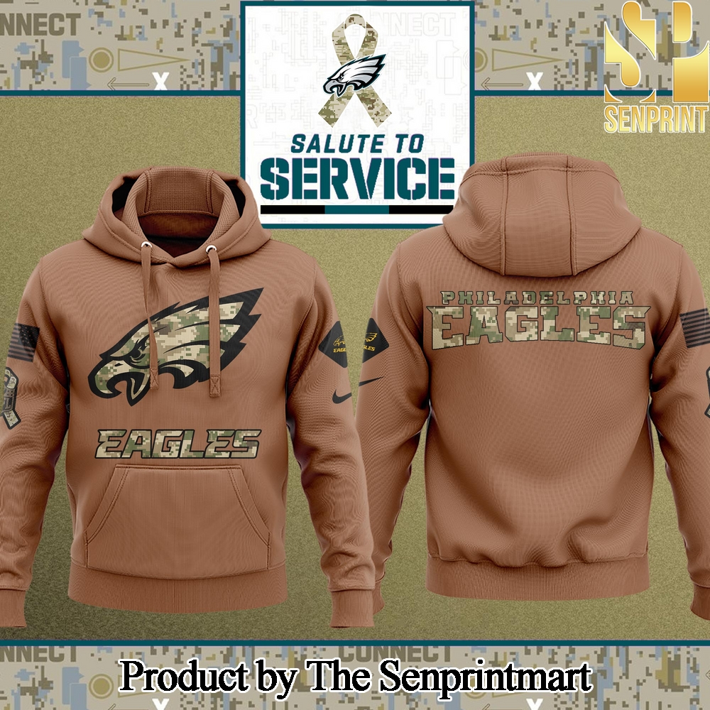 Philadelphia Eagles NFL Salute To Service Hoodie SEN3487