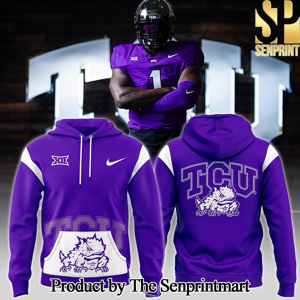 TCU Horned Frogs football Full Print Unisex Hoodie SEN2837