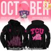 TCU Horned Frogs Football Stomp Out Cancer 2024 For Sport Fans 3D Hoodie SEN2831