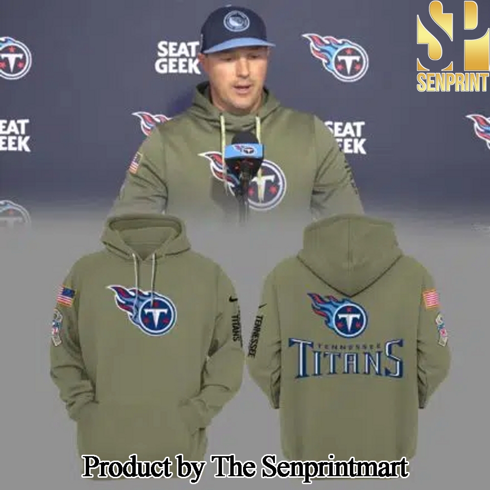 Tennessee Titans Salute To Service For Sport Fans All Over Print Hoodie SEN3591