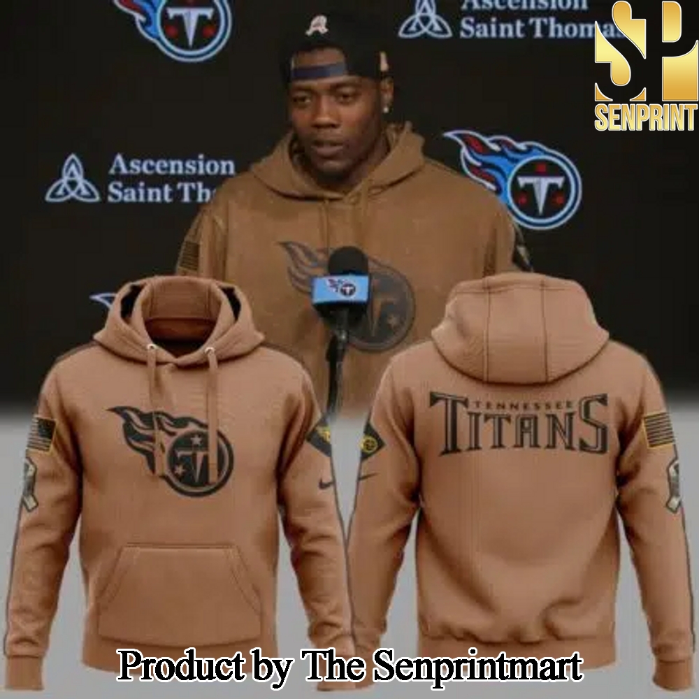 Tennessee Titans Salute To Service Veteran For Sport Fans All Over Print Hoodie SEN3590