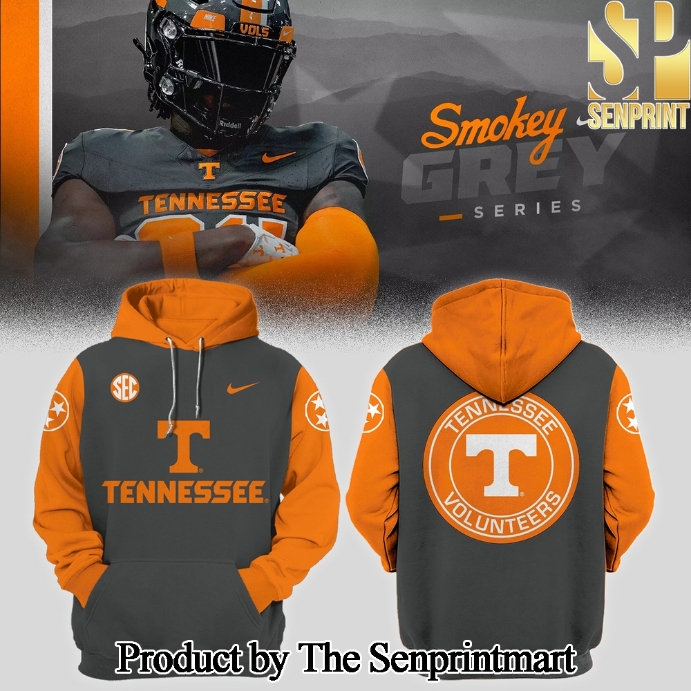 Tennessee Volunteers Football 2024 Smokey Grey Series For Sport Fans Full Printed Hoodie SEN3655