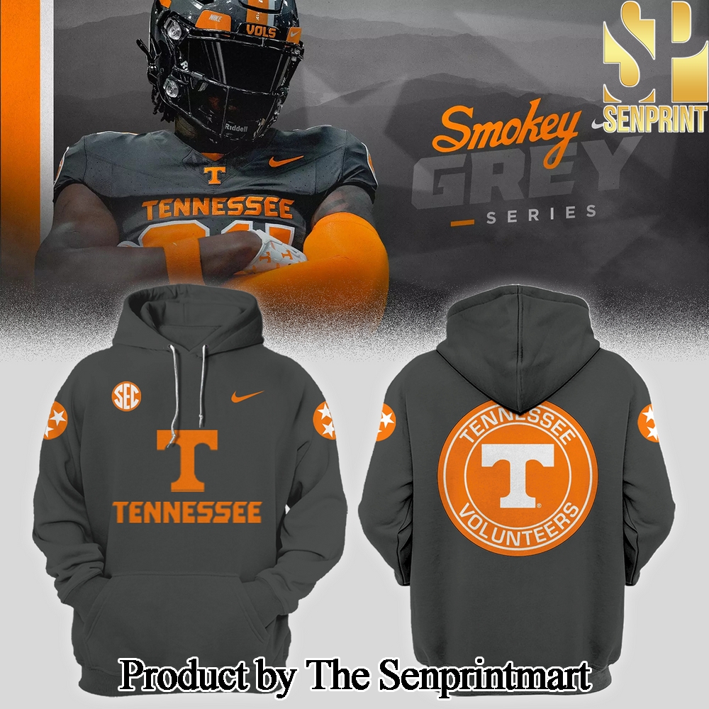 Tennessee Volunteers Football 2024 Smokey Grey Series For Sport Fans Full Printed Hoodie SEN3658