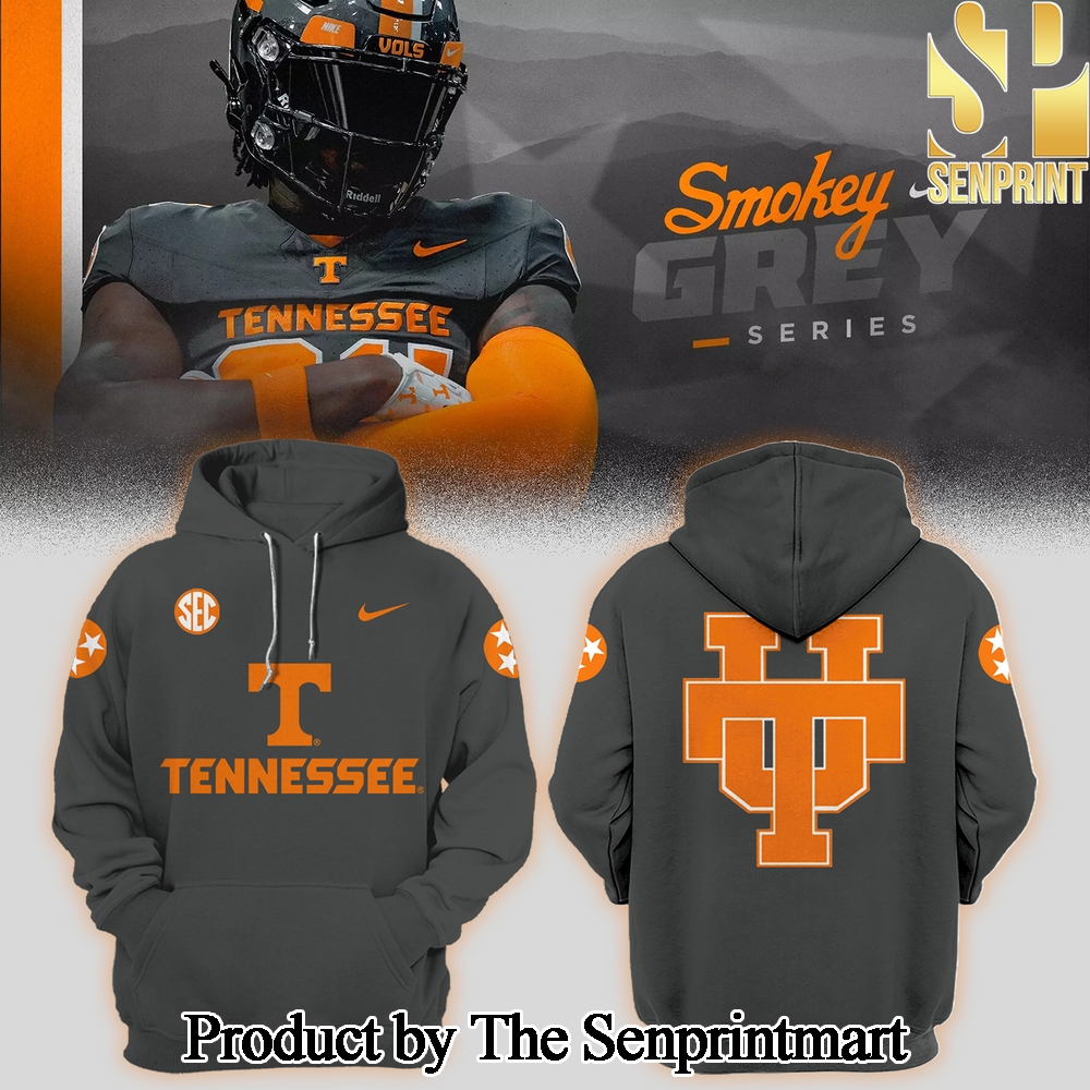 Tennessee Volunteers Football 2024 Smokey Grey Series For Sport Fans Full Printed Hoodie SEN3659