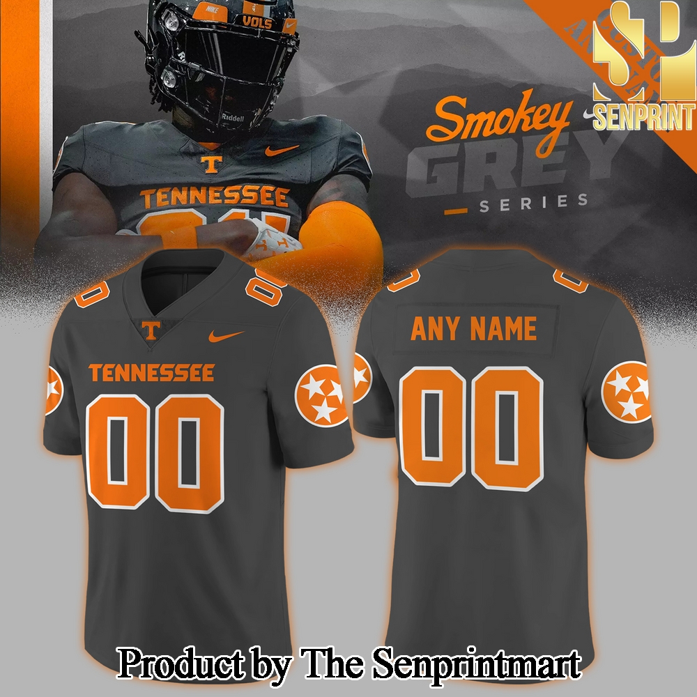 Tennessee Volunteers Football 2024 Smokey Grey Series Limited Custom Jersey SEN3654