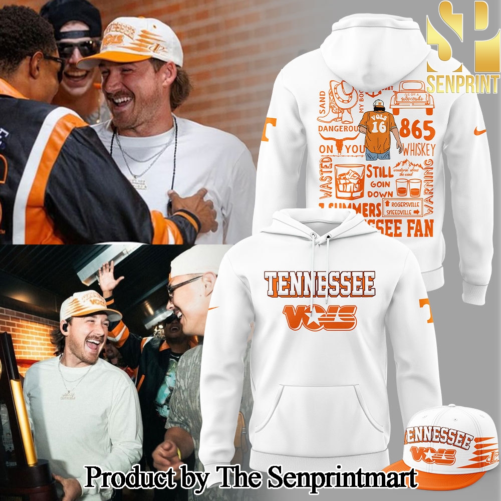 Tennessee Volunteers Morgan Wallen Live Knoxville Tennessee Sept 20 and 22 White For Sport Fans Full Printing Hoodie Set SEN2827