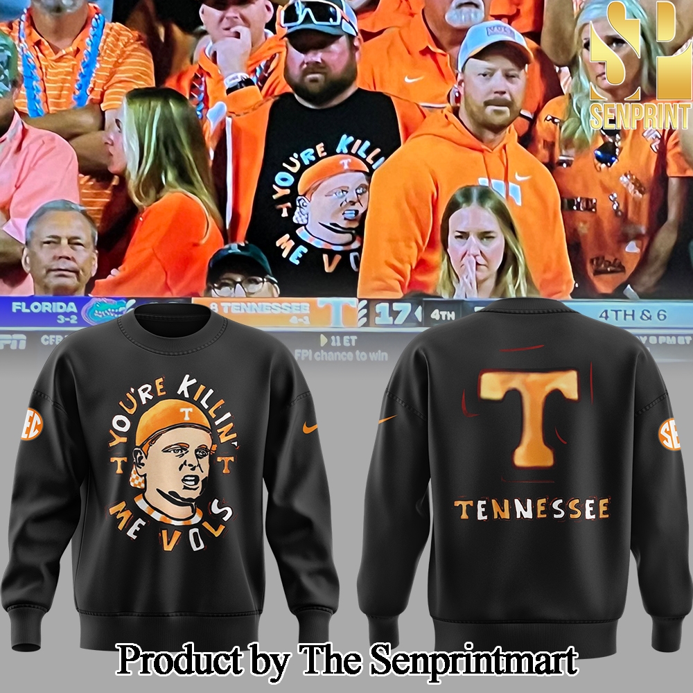 Tennessee Volunteers Tennessee You’re Killing Me Vols Black Sweater SEN3599