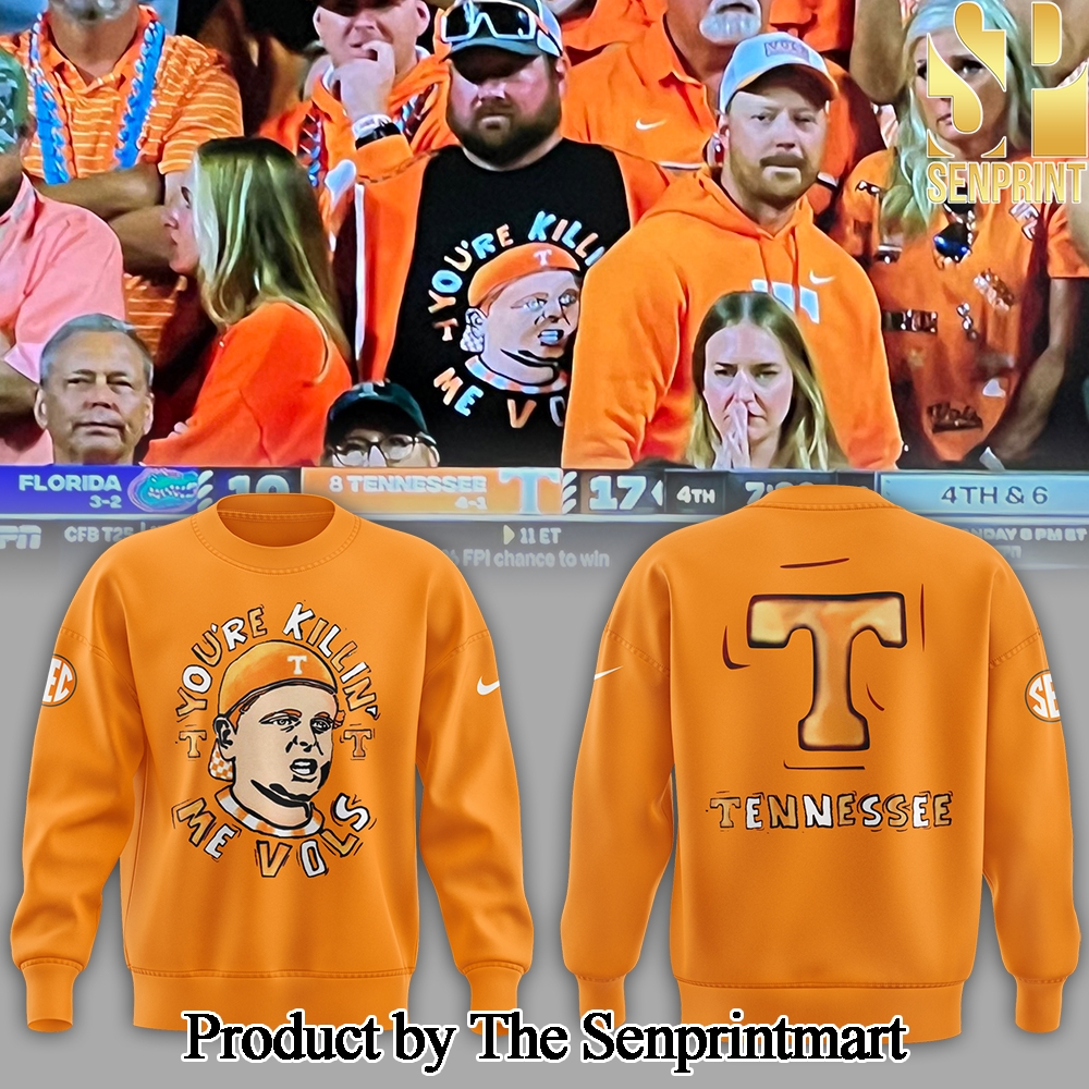 Tennessee Volunteers Tennessee You’re Killing Me Vols Orange Sweater SEN3597