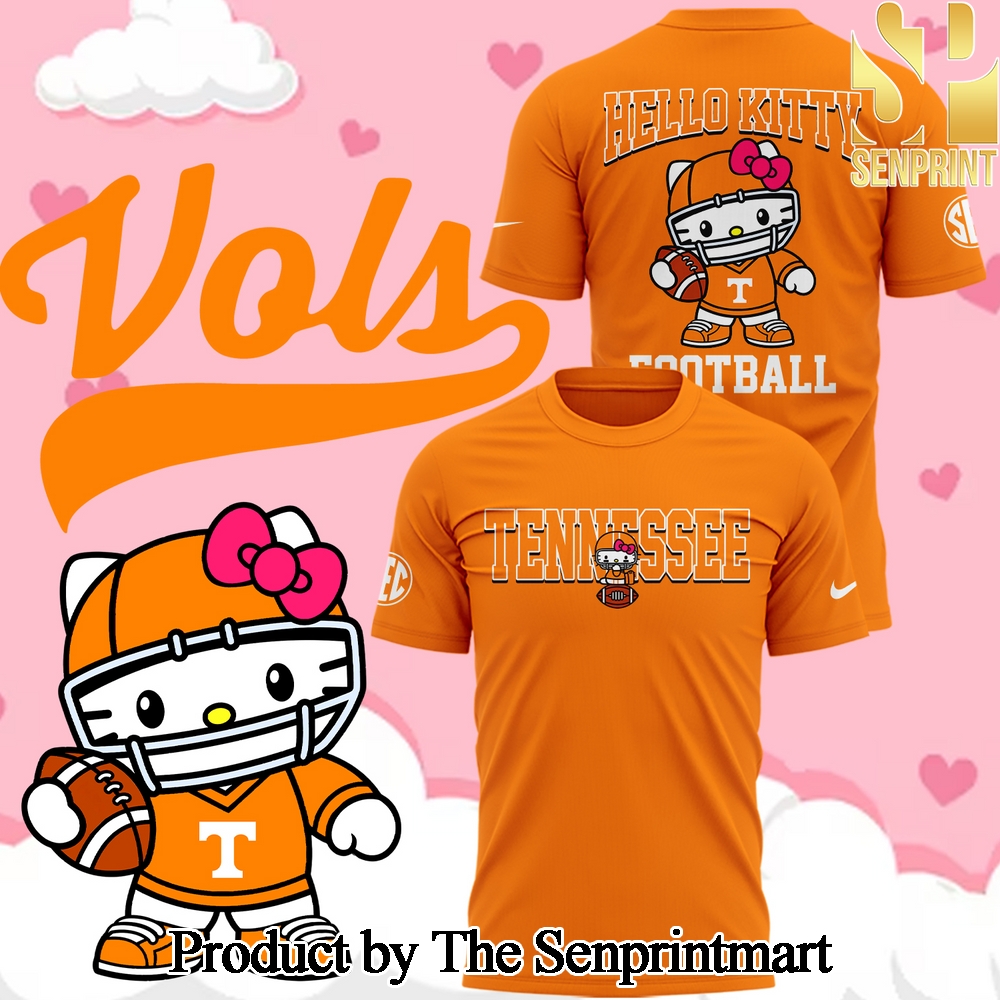 Tennessee Volunteers x Hello Kitty For Sport Fans 3D Tee Shirt SEN3653