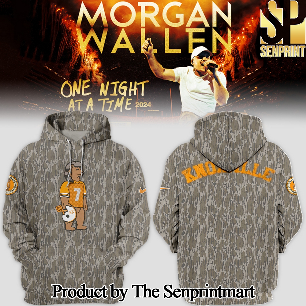 Tennessee Volunteers x Morgan Wallen Camo Knoxville Mossy Oak Vintage Hoodie SEN3604