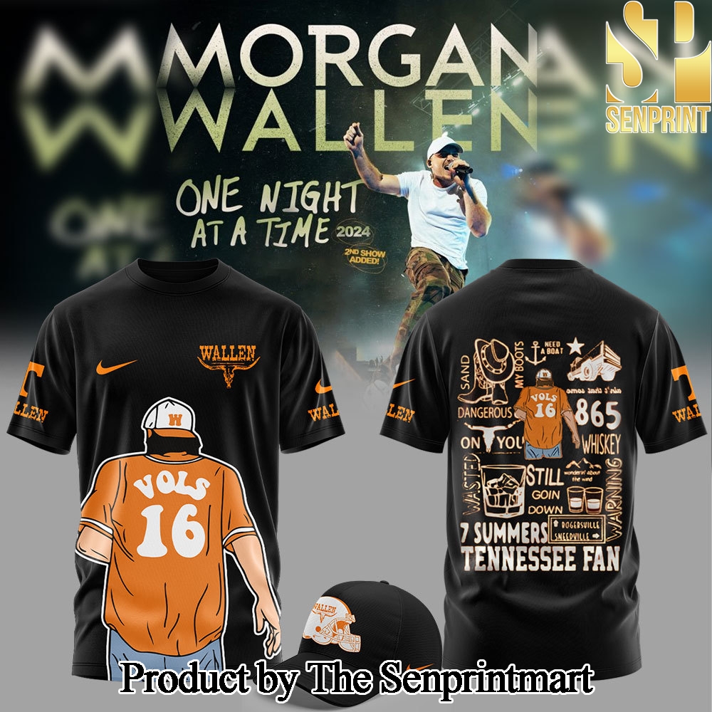 Tennessee Volunteers x Morgan Wallen For Sport Fans 3D Combo T-shirt SEN2826