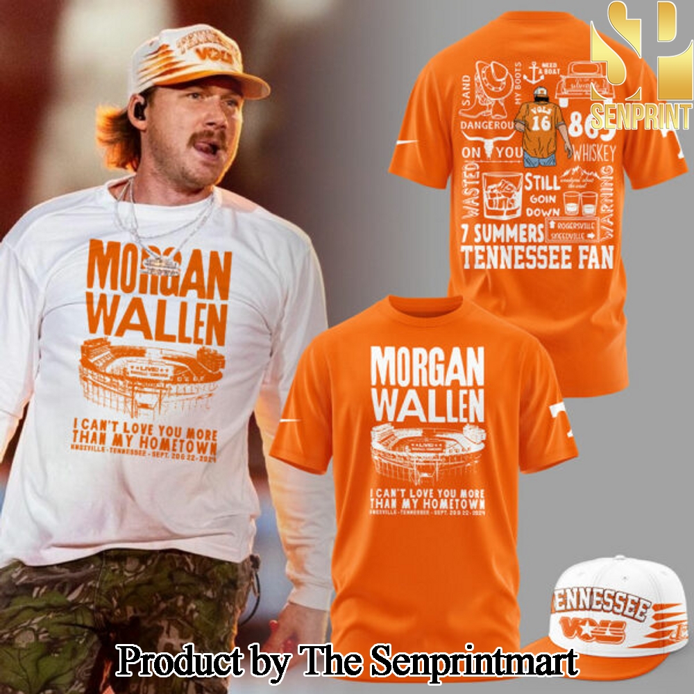 Tennessee Volunteers x Morgan Wallen Orange For Fans 3D Tee Shirt SEN3647