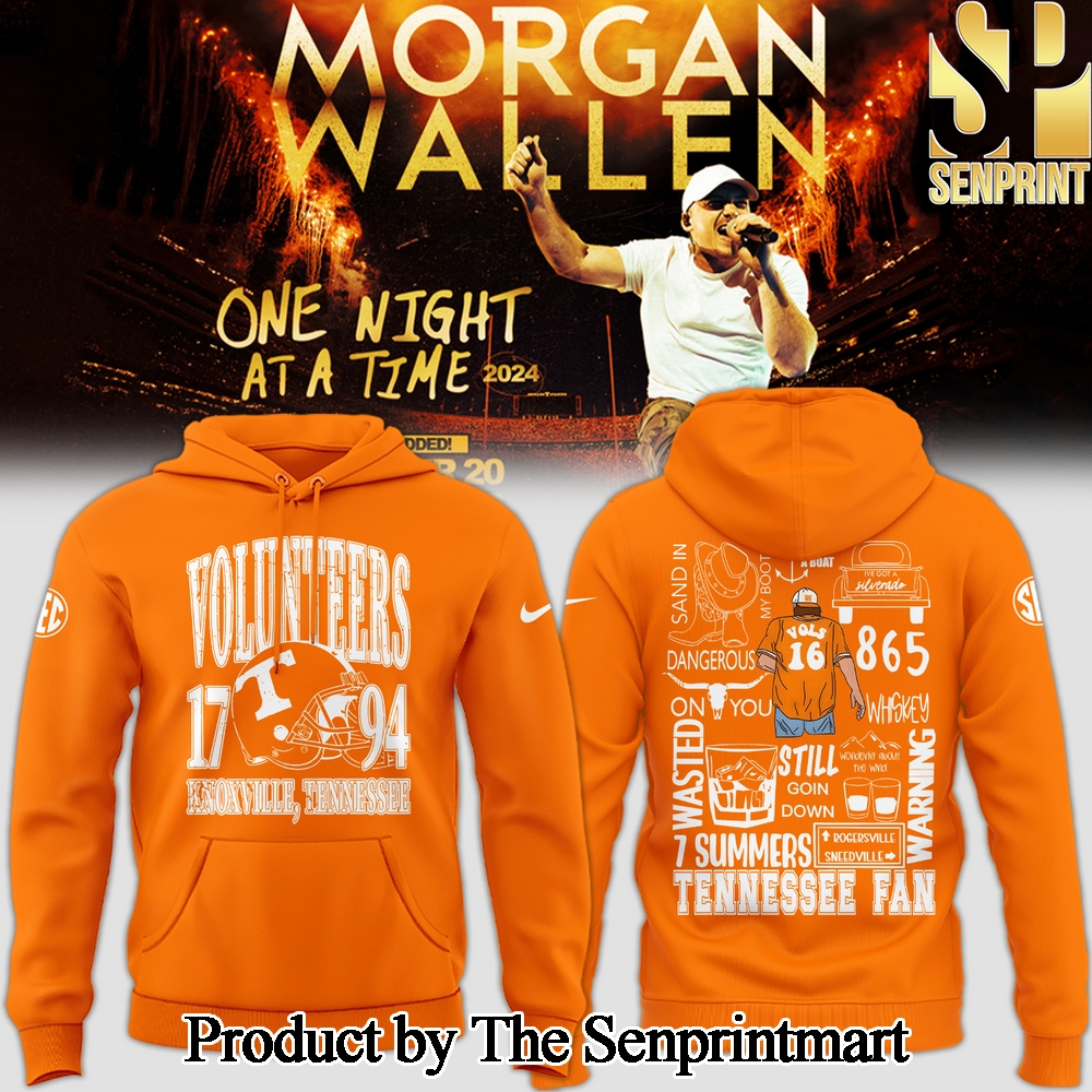 Tennessee Volunteers x Morgan Wallen Orange Hoodie SEN3628