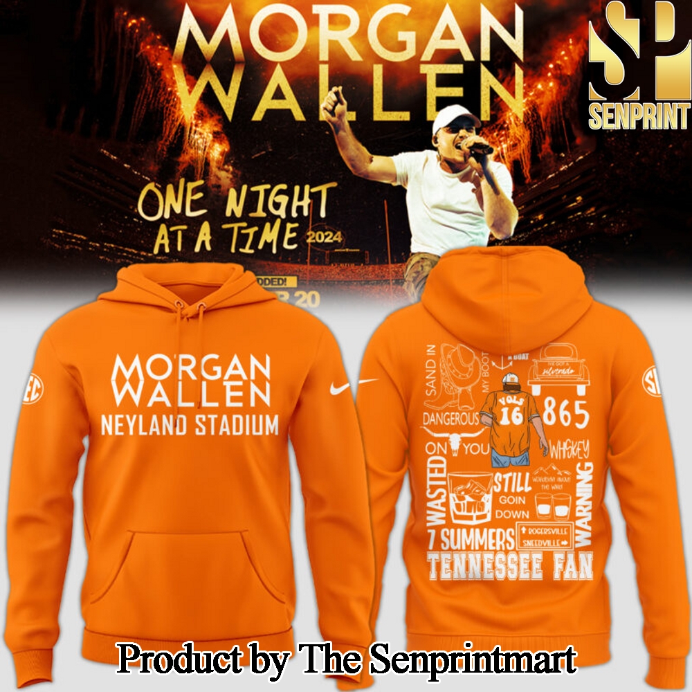 Tennessee Volunteers x Morgan Wallen Orange Hoodie SEN3639