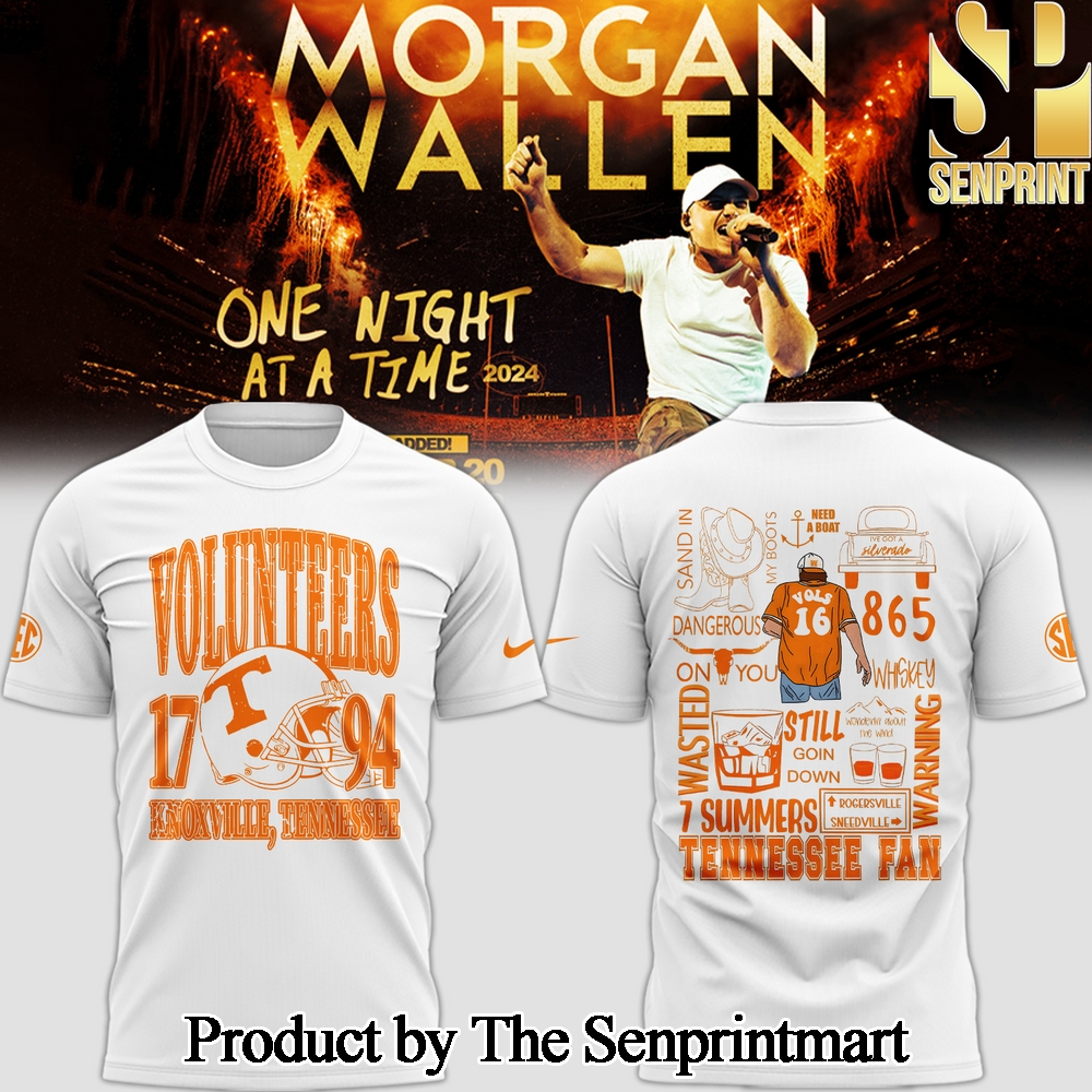 Tennessee Volunteers x Morgan Wallen Tee Shirt SEN3634