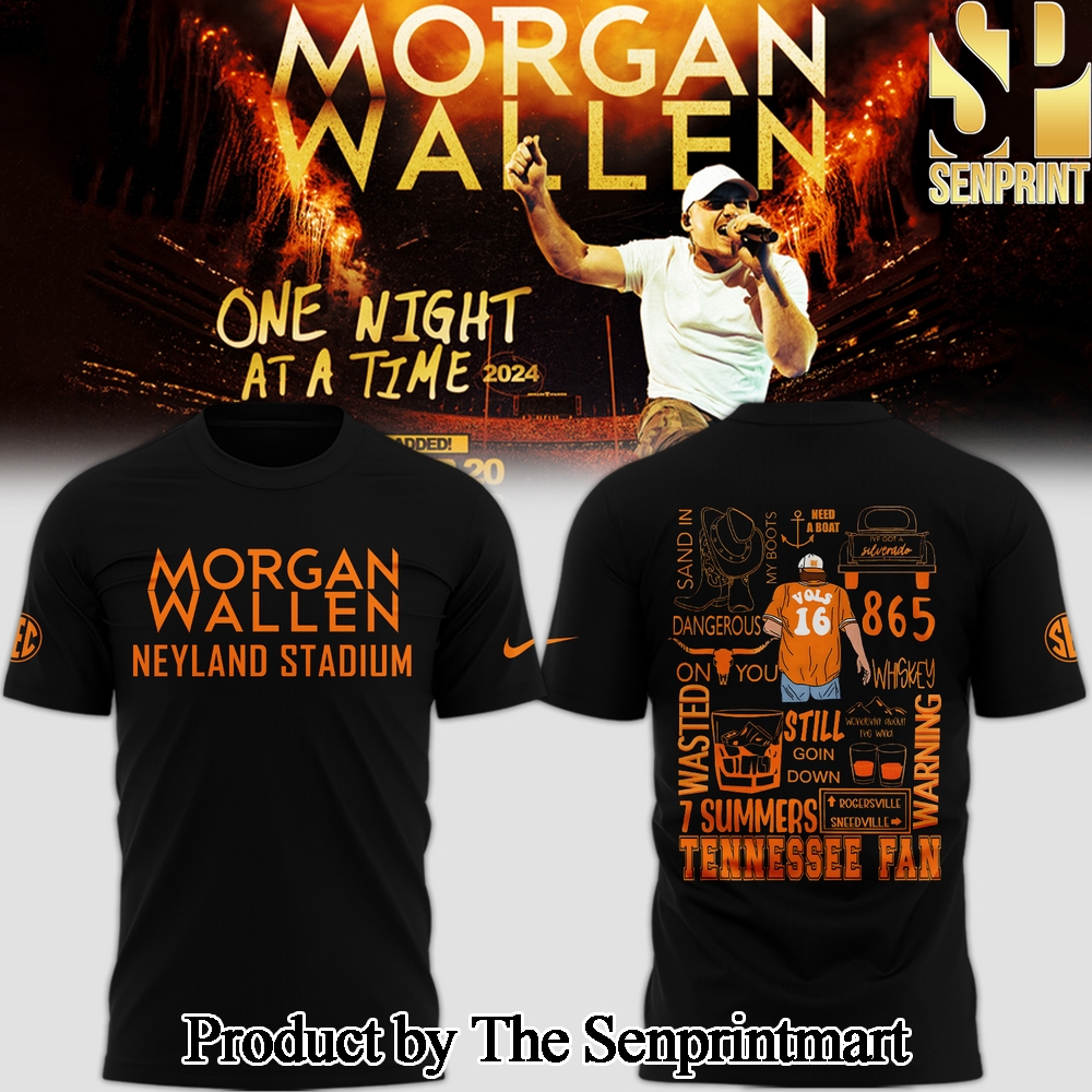 Tennessee Volunteers x Morgan Wallen Tee Shirt SEN3635