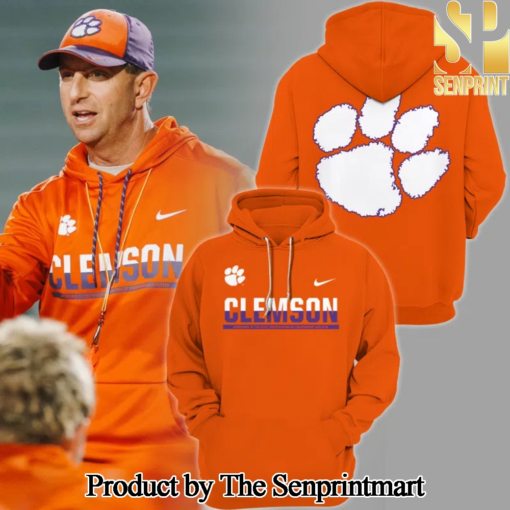 Clemson Tigers Football For Sport Fans All Over Printed Hoodie SEN3020