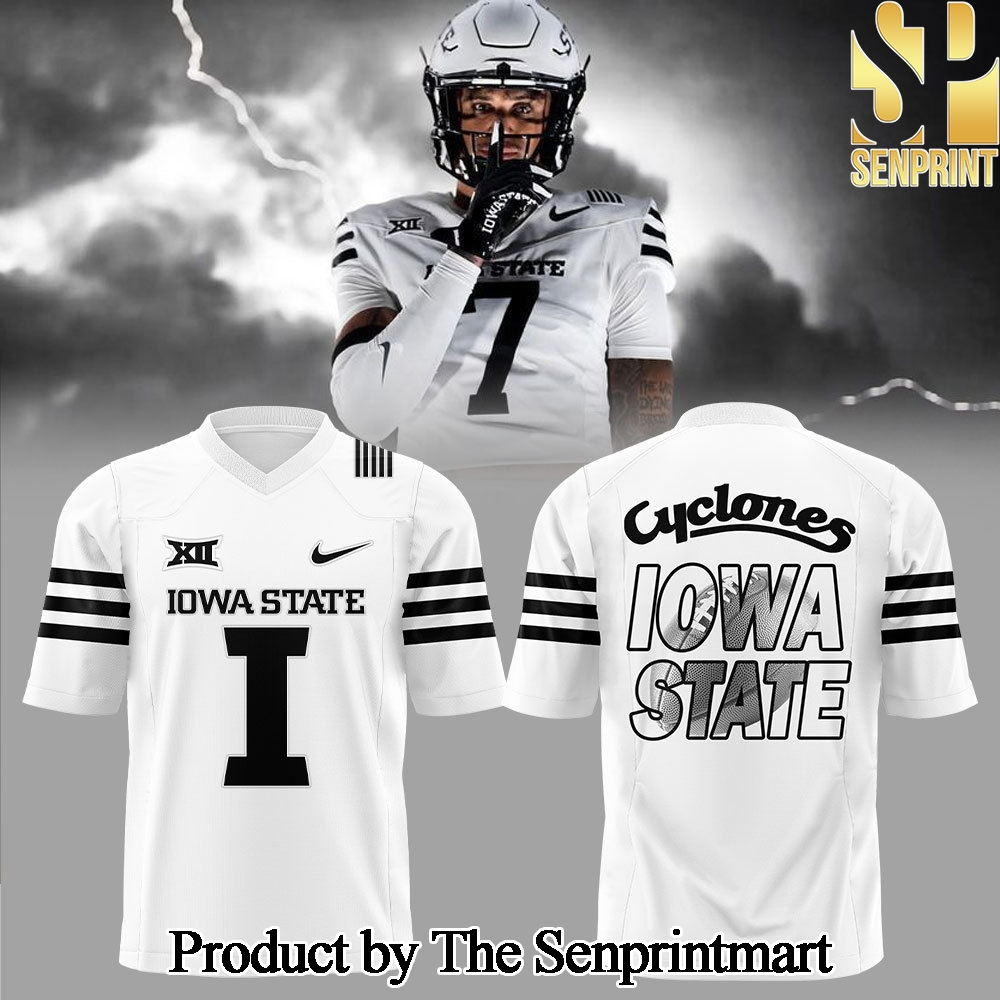 Iowa State Football New Seasion Casual All Over Printed Jersey SEN3218