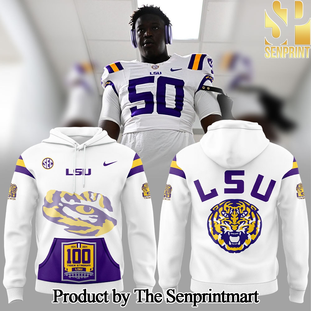 LSU Tigers Football New Version 2024 Gift Ideas Full Printing Hoodie Set SEN3253