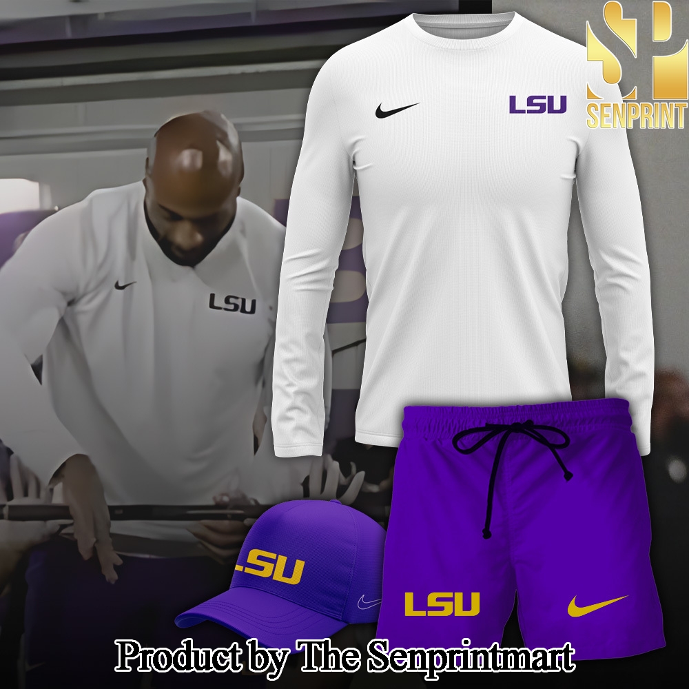 LSU Tigers Football Pro Day Long Sleeve Gift Ideas Full Printing Tee Shirt SEN3258