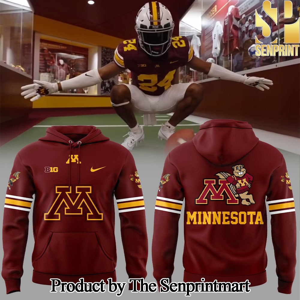 Minnesota Golden Gophers Football New Version 2024 Hoodie Set SEN3287